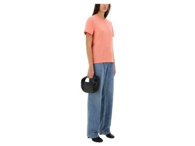 Bottega Veneta T-shirt in jersey di cotone leggero a maniche corte - vista 5