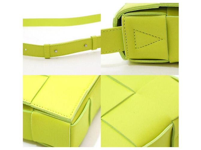 Bottega Veneta Borsa Cassette Kiwi Acido Verde - vista 7