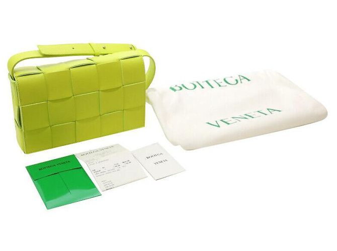 Bottega Veneta Borsa Cassette Kiwi Acido Verde - vista 8