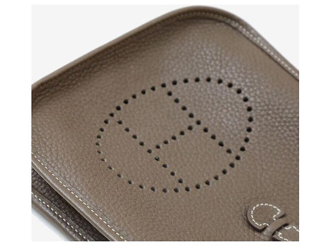 Hermès Evelyne Amazon Tasche Etoupe Braun - Ansicht 5