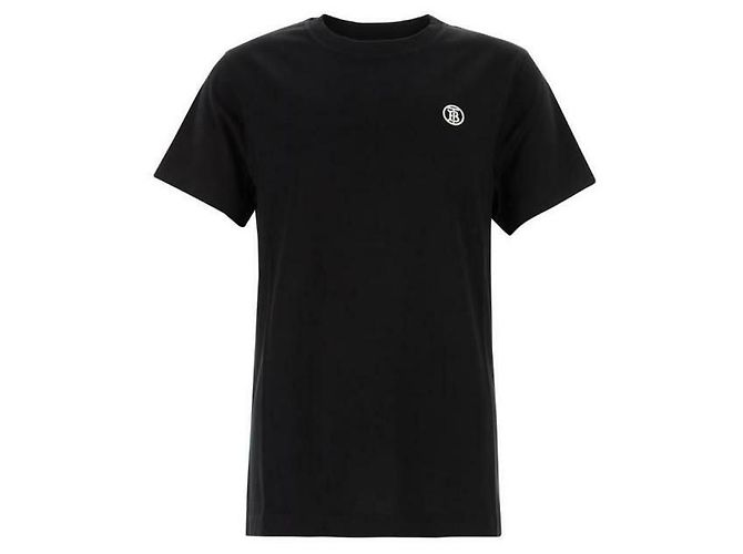 Burberry Kurzarm-T-Shirt mit gesticktem Logo - Ansicht 4