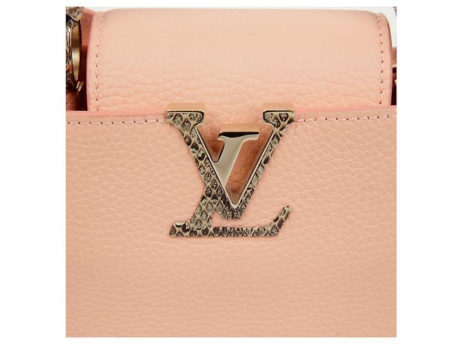 Louis Vuitton Borsa a Spalla Capucines Mini Tote Rosa - vista 3