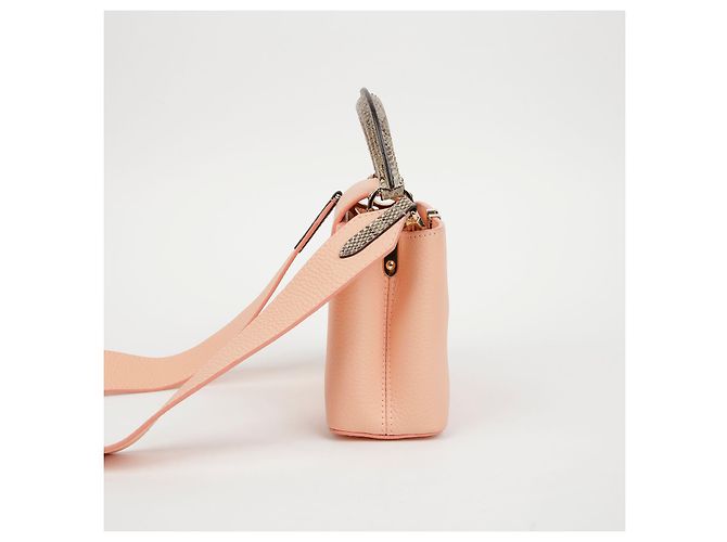Louis Vuitton Borsa a Spalla Capucines Mini Tote Rosa - vista 5