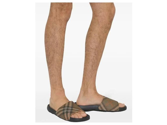 Burberry Sandali Check Dive Multicolore - vista 10