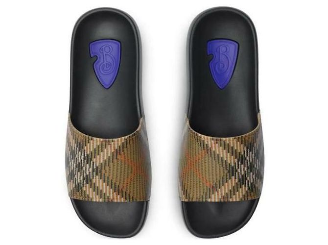 Burberry Sandali Check Dive Multicolore - vista 5