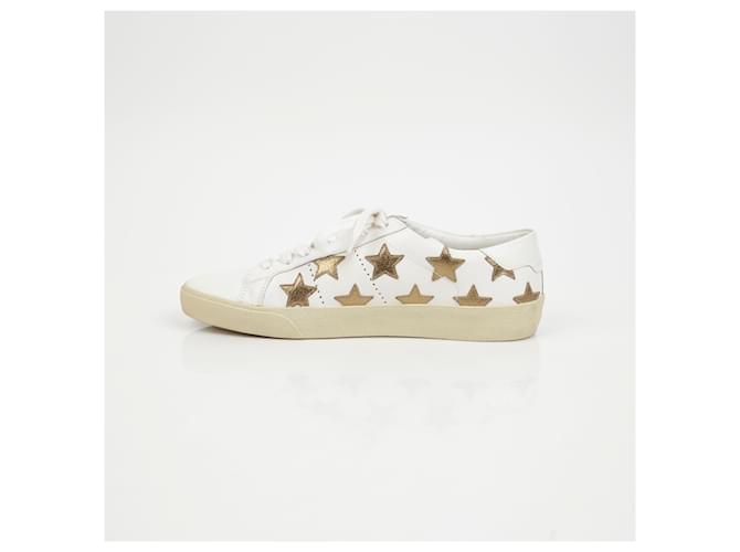 Saint Laurent Sneakers Star Patch Bianco - vista 10