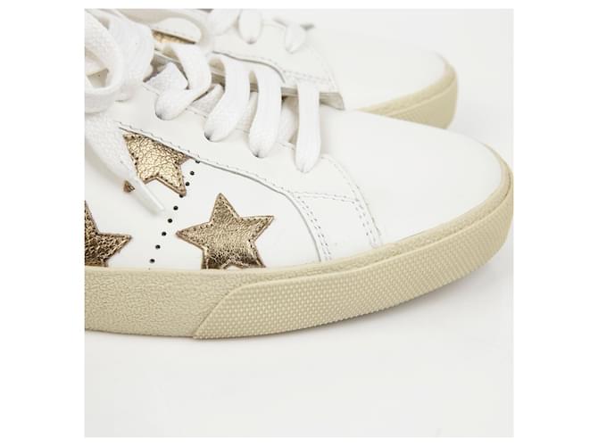 Saint Laurent Sneakers Star Patch Bianco - vista 3