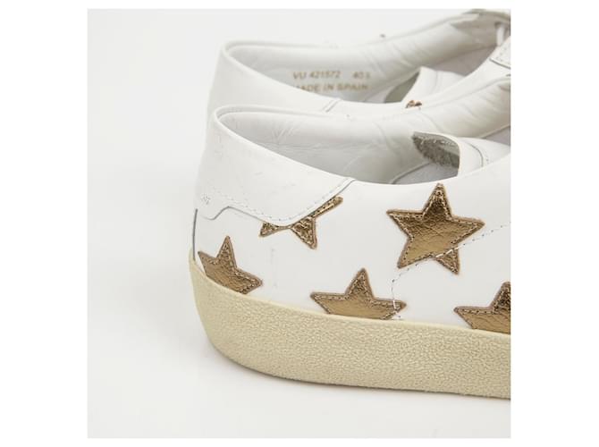 Saint Laurent Sneakers Star Patch Bianco - vista 4