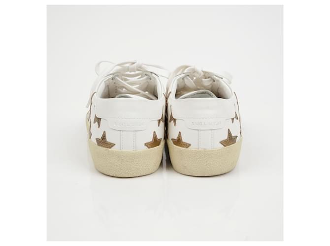 Saint Laurent Sneakers Star Patch Bianco - vista 8