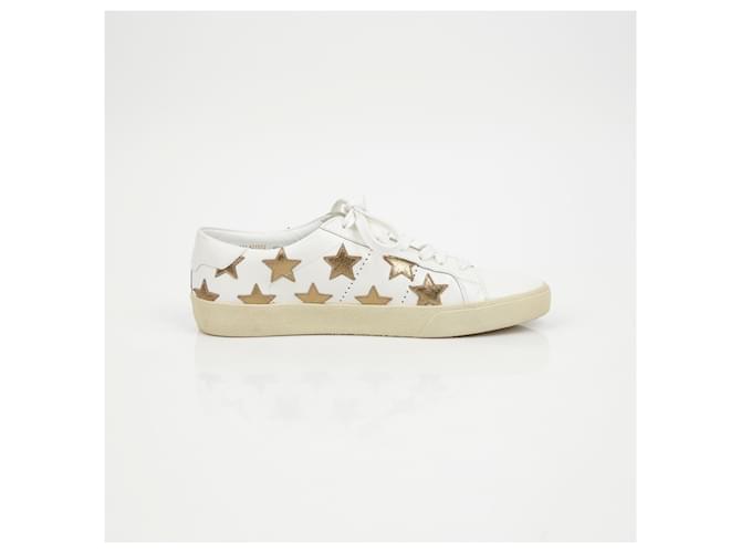 Saint Laurent Sneakers Star Patch Bianco - vista 9