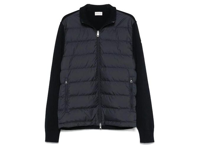 Moncler Baumwollgefütterte Zip-Up-Cardigan Mehrfarben - Ansicht 4