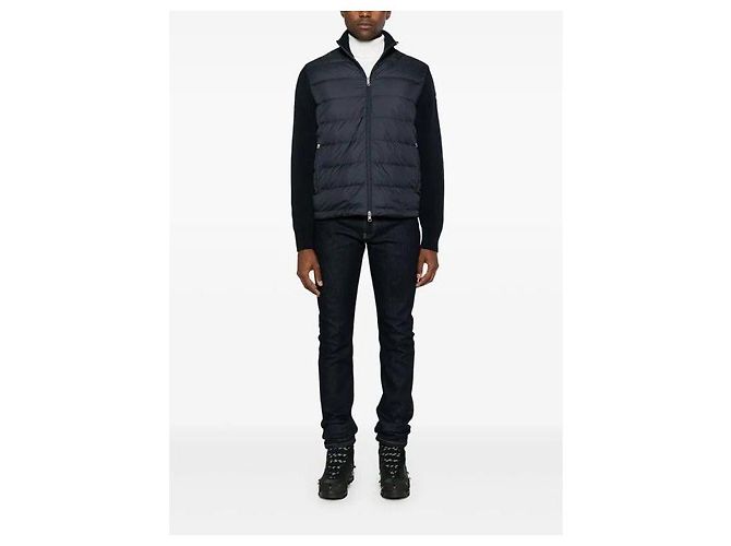 Moncler Baumwollgefütterte Zip-Up-Cardigan Mehrfarben - Ansicht 5