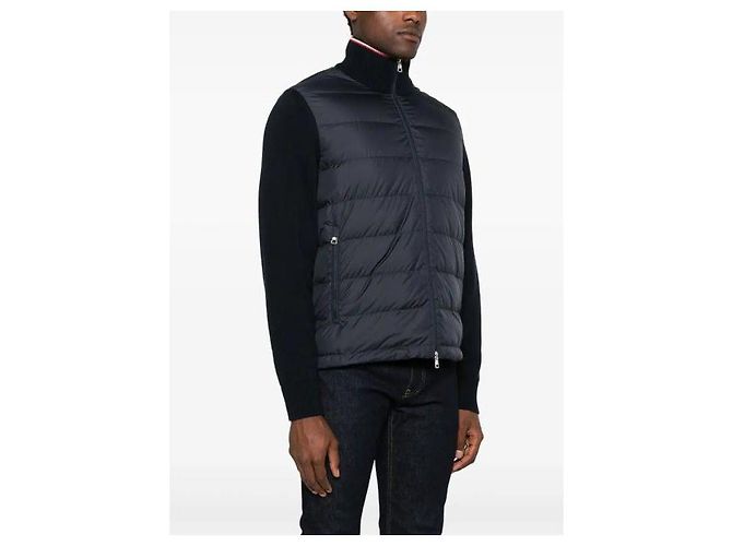 Moncler Baumwollgefütterte Zip-Up-Cardigan Mehrfarben - Ansicht 6