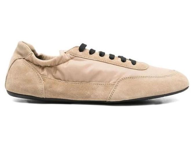 Prada Sneakers Collapse in Re-Nylon e Suede Multicolore - vista 4