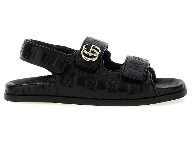 Gucci Sandali Double AAEGP Nero - vista 4