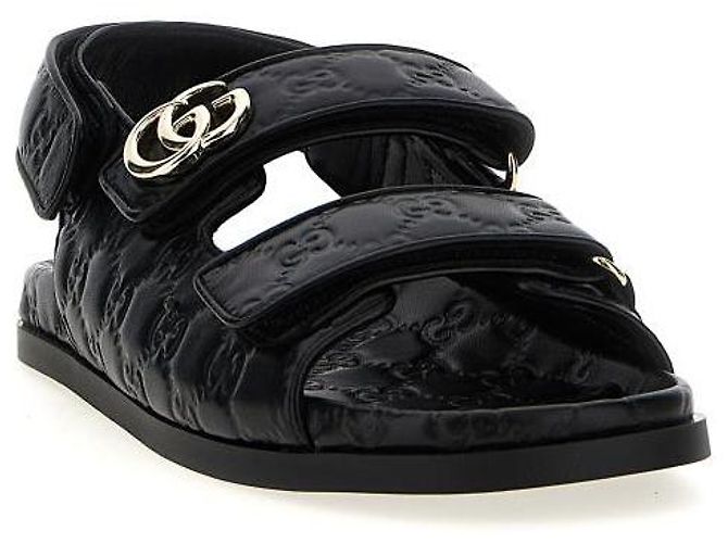 Gucci Sandali Double AAEGP Nero - vista 5