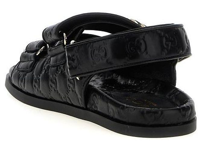 Gucci Sandali Double AAEGP Nero - vista 6