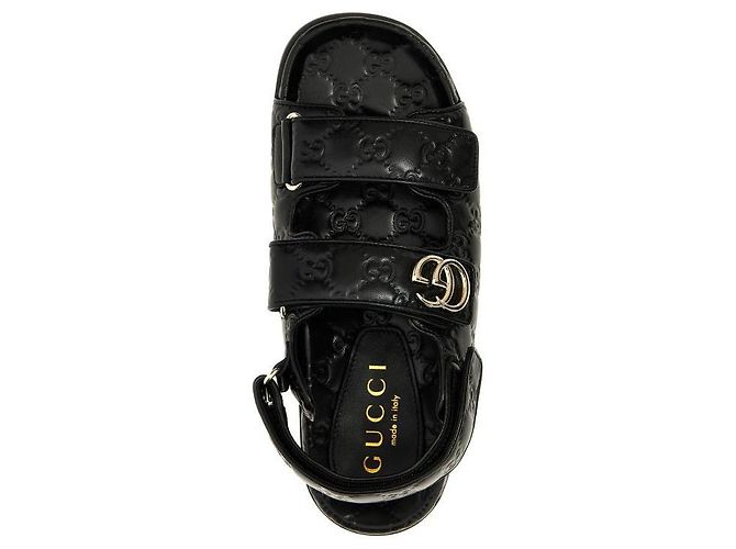 Gucci Sandali Double AAEGP Nero - vista 7