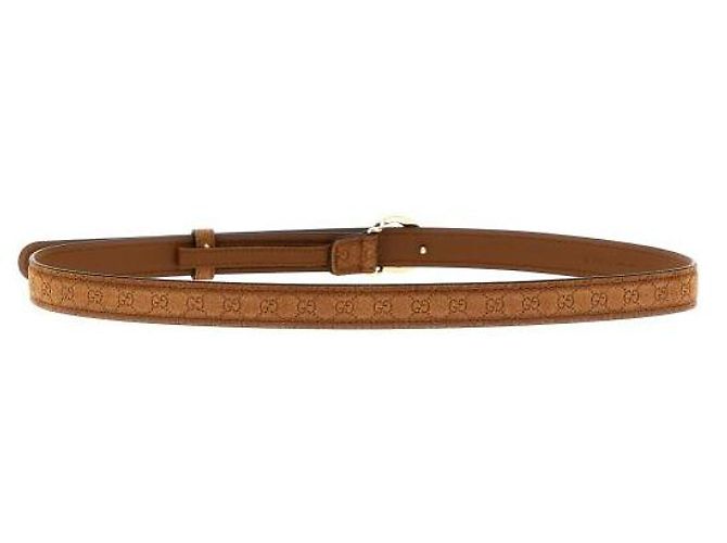 Gucci Schmaler Gürtel AAEFD Braun - Ansicht 5
