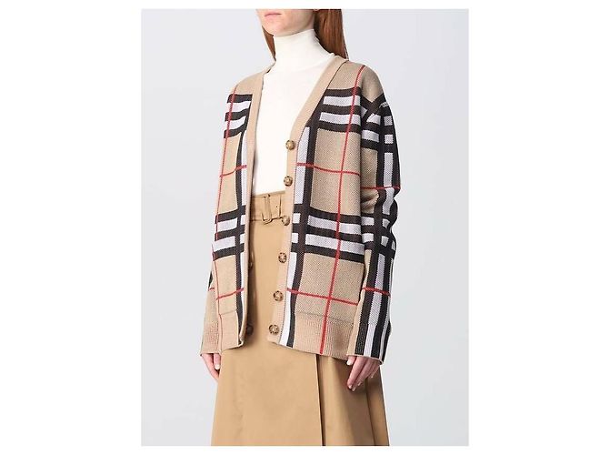 Burberry Cárdigan de algodón técnico Multicolor - vista 5