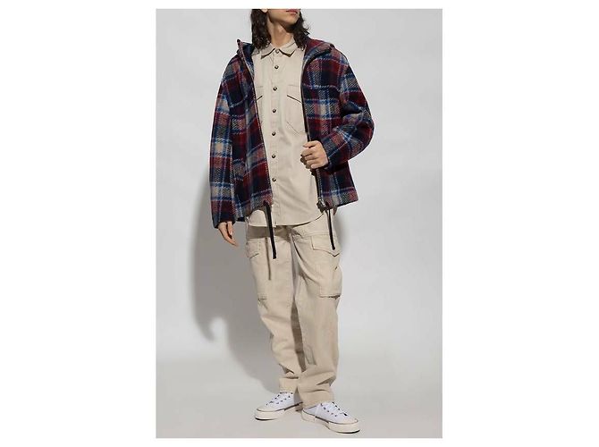 Isabel Marant Giacca con cappuccio BURD Multicolore - vista 5
