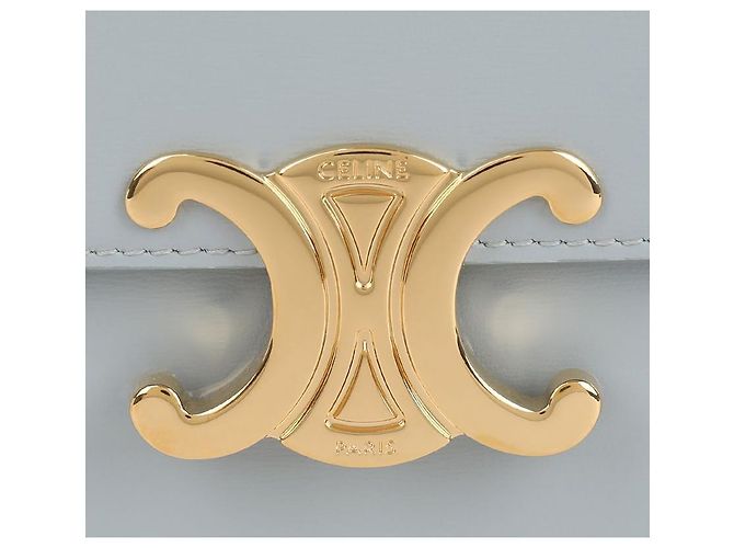 Céline Mini Claude in pelle di vitello lucida - vista 9