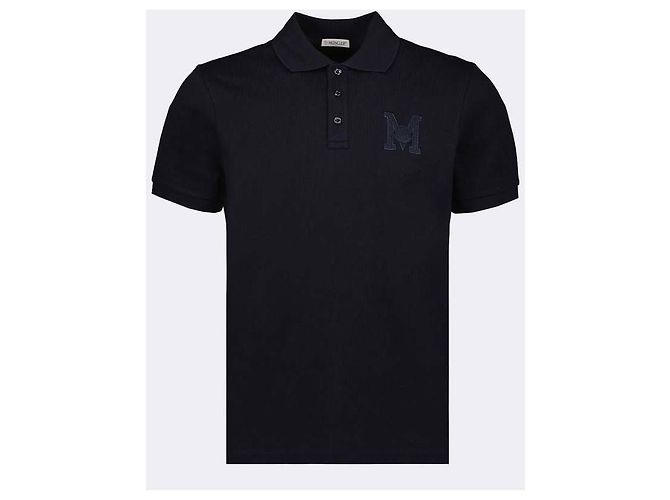 Moncler Polo de manga curta com patch de logo - vista 4