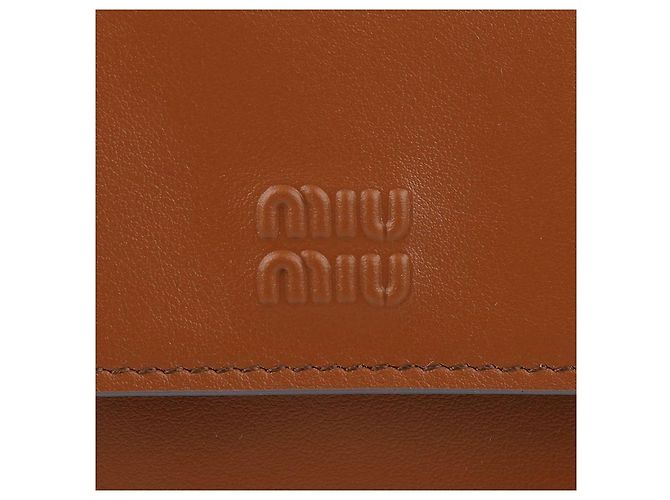 Miu Miu Portafoglio in pelle con tracolla - vista 9