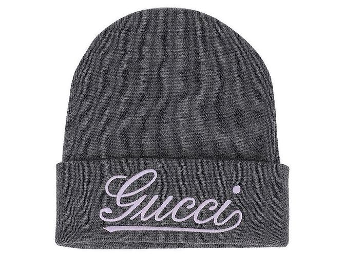 Gucci Sombrero de lana bordado - vista 3