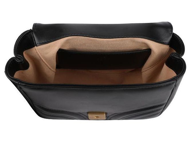 Gucci Borsa a Spalla GG Marmont Mini Nero - vista 7