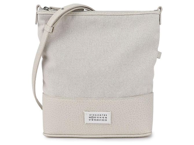 Maison Martin Margiela Borsa a Spalla Hobo Piccola Marrone - vista 3