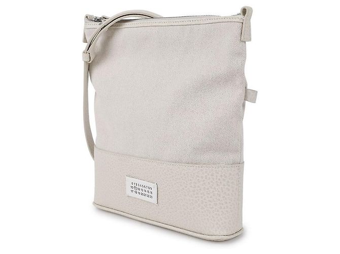 Maison Martin Margiela Borsa a Spalla Hobo Piccola Marrone - vista 4
