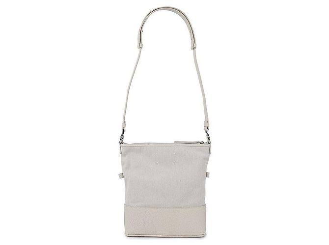 Maison Martin Margiela Borsa a Spalla Hobo Piccola Marrone - vista 5