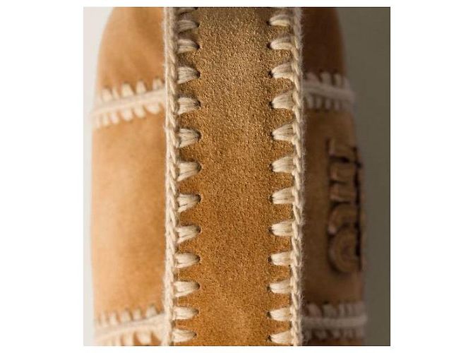 Miu Miu Borsa Wander in suede all'uncinetto Marrone - vista 8