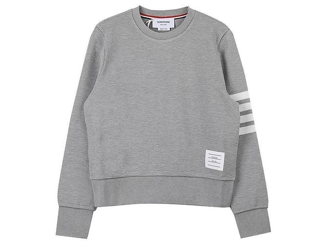Thom Browne Sudadera de cuello redondo Castaño - vista 3