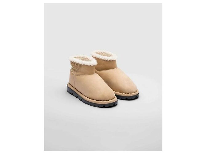 Prada Botas de piel de oveja - vista 4