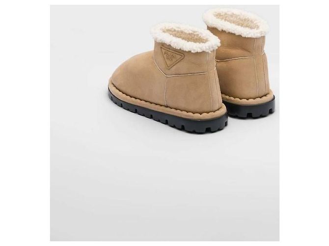Prada Botas de piel de oveja - vista 6