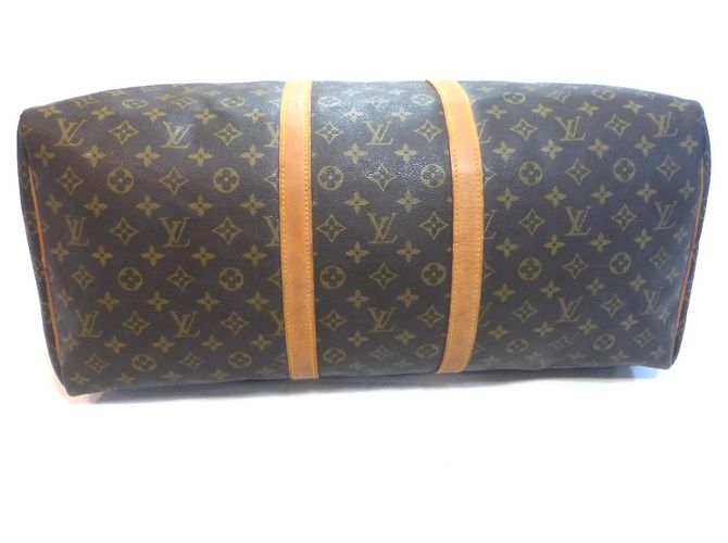 Louis Vuitton Keepall 55 Monograma - SD852 Castaño - vista 13