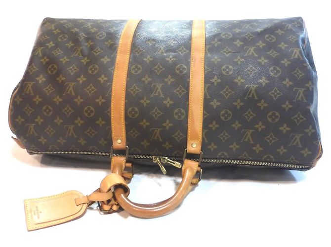 Louis Vuitton Keepall 55 Monograma - SD852 Castaño - vista 16