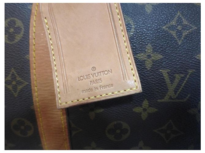 Louis Vuitton Keepall 55 Monograma - SD852 Castaño - vista 3