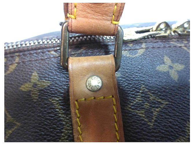 Louis Vuitton Keepall 55 Monograma - SD852 Castaño - vista 5