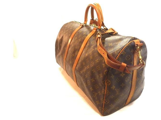 Louis Vuitton Keepall 55 borsa a spalla monogram - VI0942 Marrone - vista 11