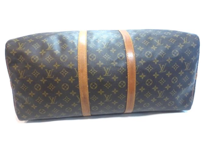Louis Vuitton Keepall 55 borsa a spalla monogram - VI0942 Marrone - vista 12