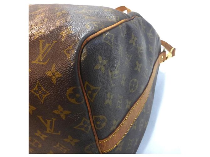 Louis Vuitton Keepall 55 borsa a spalla monogram - VI0942 Marrone - vista 14