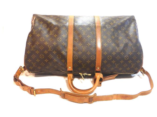 Louis Vuitton Keepall 55 borsa a spalla monogram - VI0942 Marrone - vista 16