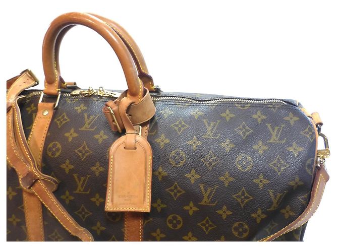 Louis Vuitton Keepall 55 borsa a spalla monogram - VI0942 Marrone - vista 2