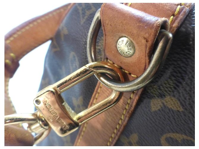 Louis Vuitton Keepall 55 borsa a spalla monogram - VI0942 Marrone - vista 5