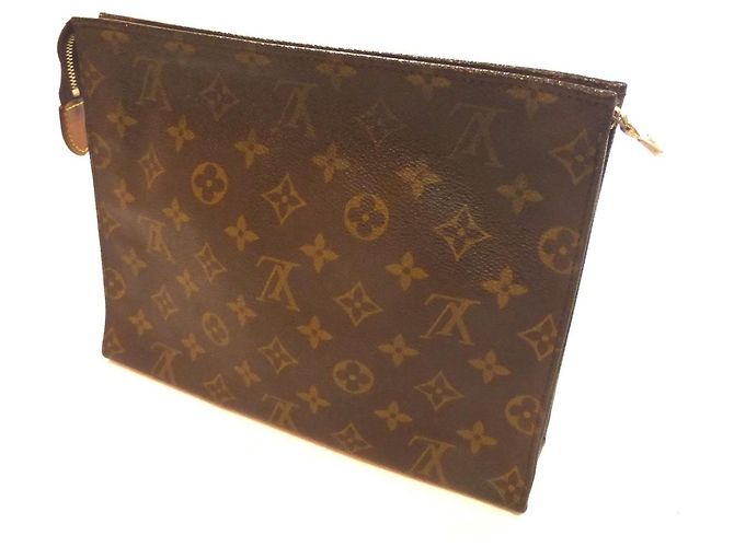 Louis Vuitton Pochette 26 Monogramma - TH0911 Marrone - vista 3
