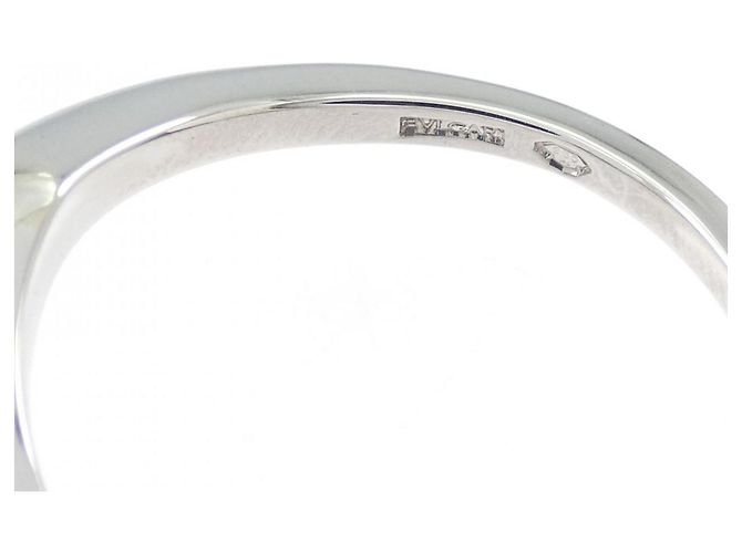 Bulgari Anello nuziale in platino Bvlgari - vista 4