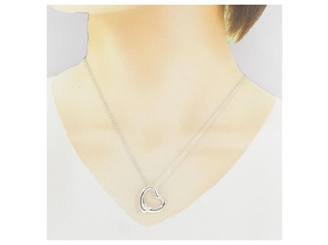 Tiffany & Co Collana Open Heart Tiffany Argento - vista 6